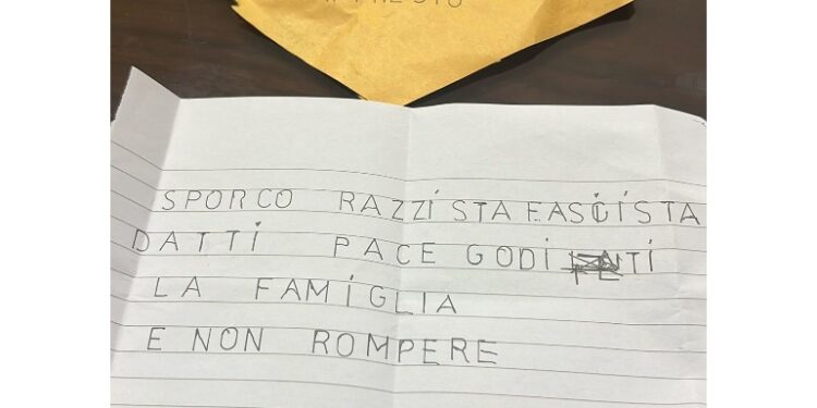 Lettera anonima a primo cittadino Praia a Mare