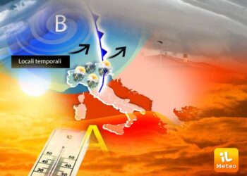 Frequenti temporali e fresco specie al centro Nord