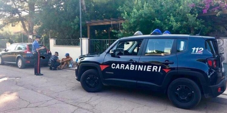 Bloccati dai carabinieri