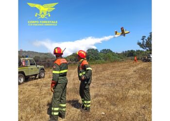 Voli dirottati ad Alghero. In azione un Canadair e 2 elicotteri