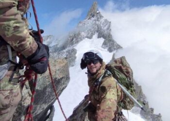 Il corso di alpinismo si è svolto anche sulle Dolomiti bellunesi