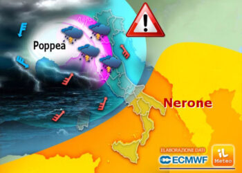 Da domenica temperature giù anche di 15-20°C