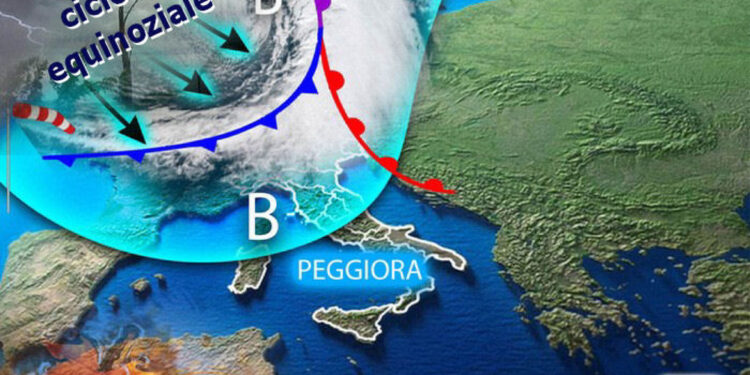 Nel week end maltempo diffuso su tutta l'Italia