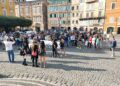 Un centinaio di persone alla manifestazione ad Anagni