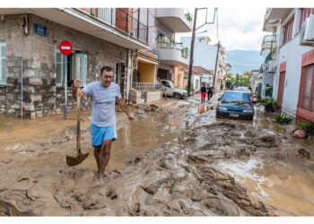 Nelle alluvioni causate dalla tempesta Daniel