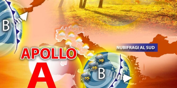 Valori massimi anche di 8-10°C sopra la media del periodo