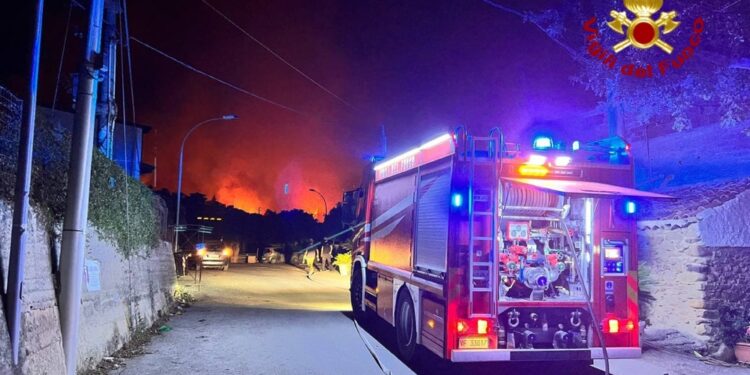 Gli incendi sono concentrati soprattutto sulla fascia Tirrenica