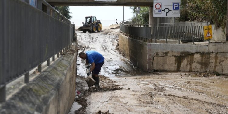 Le piogge torrenziali della Dana si spostano verso Atlantico