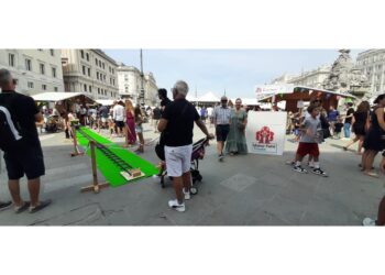 Piazza Unità per 2 giorni è un laboratorio per grandi e piccoli