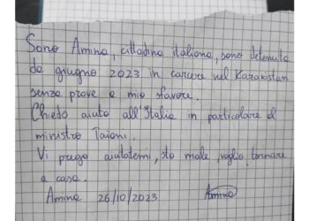 'Chiedo aiuto all'Italia e al ministro Tajani'