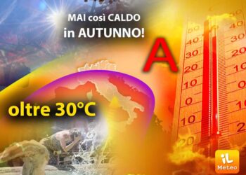 Nei prossimi 10 giorni previsti picchi di 30-33°C