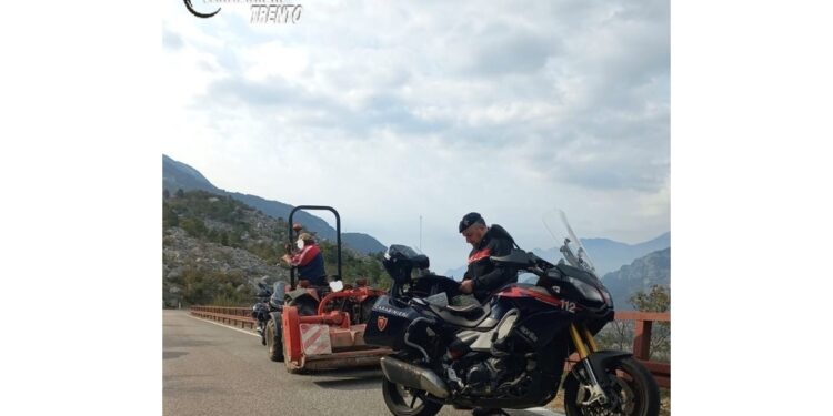 Diciannove contravvenzioni per mezzi agricoli sull'Alto Garda