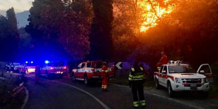 Incendi anche nel Palermitano