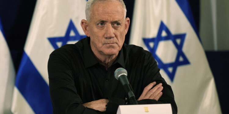 Lo ha detto il ministro Benny Gantz