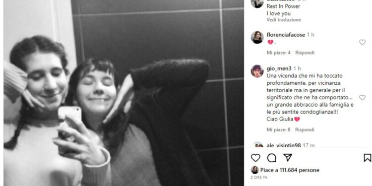 Elena su Instagram riprende messaggi sulla violenza di genere