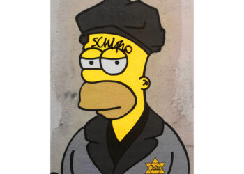 'I Simpson deportati ad Auschwitz' vandalizzati altre due volte