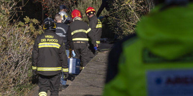 E' stato rinvenuto ieri sera dai Vigili del fuoco