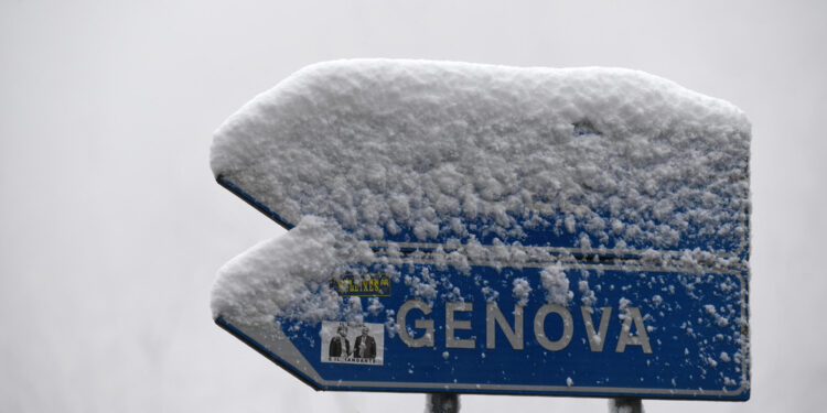 Attese deboli nevicate dal pomeriggio