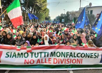 Manifestanti contro divieto giunti da tutto il Nord Est