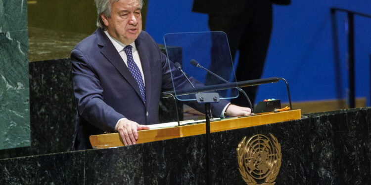 Lo afferma il segretario generale Antonio Guterres