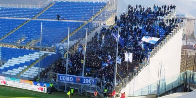 I tifosi del Como a Brescia