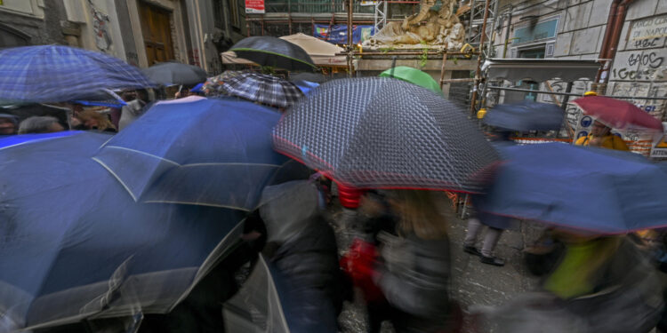 Previsti rovesci soprattutto su Centro-Sud e Sicilia