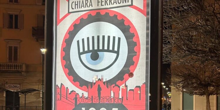 C'è il Grande Fratello di Orwell nei nuovi manifesti a Torino