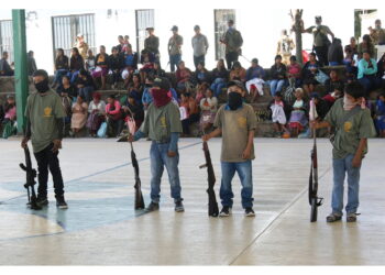 Arruolati nella polizia comunitaria dello Stato di Guerrero