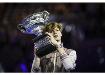 Il campione reduce dalla vittoria dell'Australian Open di tennis