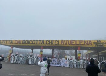 Manifestazione di attivisti ambientalisti