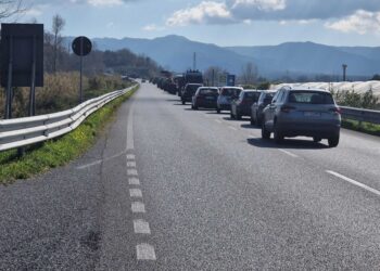 Disagi e rallentamenti. Presidio anche a Spezzano Albanese