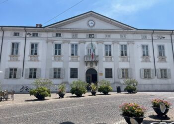 Presidio antifascista in concomitanza con la cerimonia