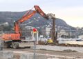 Como, cantiere delle paratie