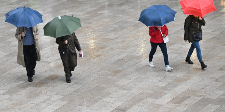 Precipitazioni più o meno su le tutte regioni