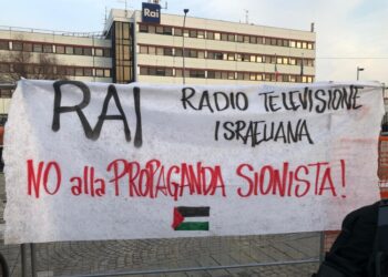 Centinaia di manifestanti per protesta dei Giovani palestinesi