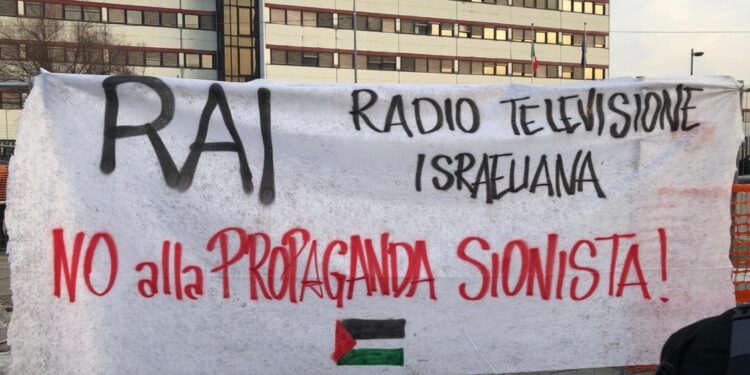 Centinaia di manifestanti per protesta dei Giovani palestinesi