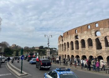 Giovedì mattina due fino al Colosseo scortati da forze ordine