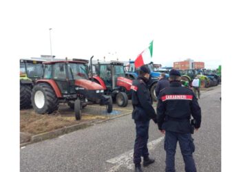 Corteo non ha provocato particolari rallentamenti al traffico