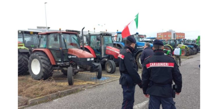 Corteo non ha provocato particolari rallentamenti al traffico