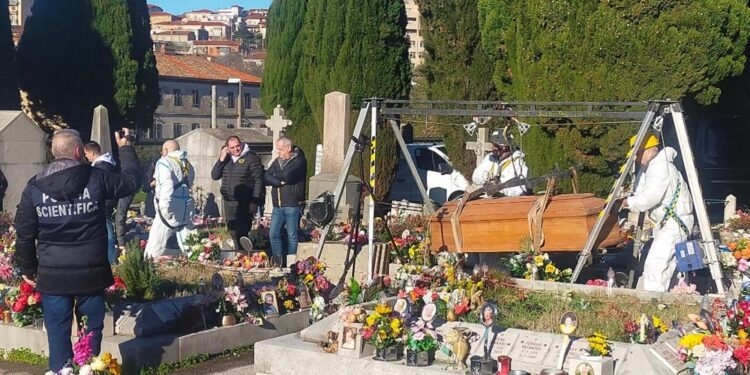 Concluse le operazioni iniziate stamani al cimitero di Trieste