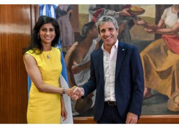 Gita Gopinath in Argentina per conoscere da vicino la situazione