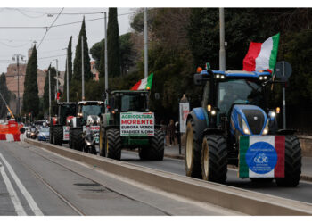 La manifestazione del movimento Agricoltori traditi