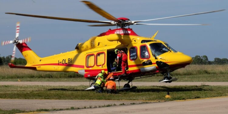 Incidente sul lavoro in una zona impervia