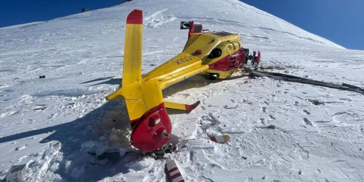 Sul posto in arrivo gli elisoccorsi di Aosta e Airzermatt