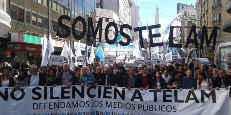 Il media argentino sospeso su ordine del governo dal primo marzo