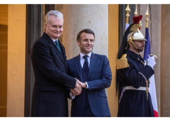 Lo ha detto il presidente Nauseda dopo l'incontro con Macron