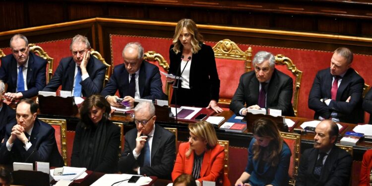 Lo dice la premier in Aula al Senato