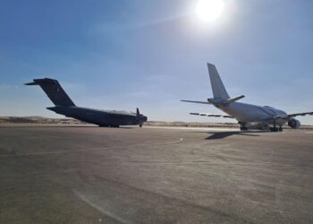 Operazione condotta da quattro C-130 dell'aeronautica