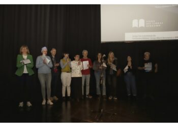 Sul palco della Fiera dei Librai