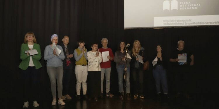 Sul palco della Fiera dei Librai